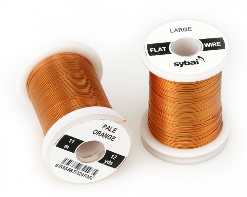 Flat Colour Wire, Large, Pale Orange
